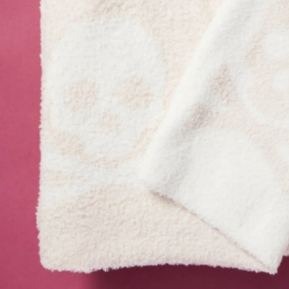 Cupcakes & Cashmere Skull Throw in Light Pink - Picture 3 of 3